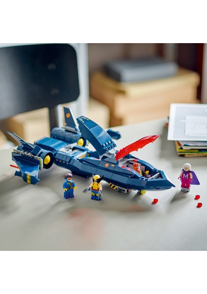 ® Marvel X-Men X-Jet 76281 - 8 Yaş & Üzeri Süper Kahraman Seven Çocuklar için Yaratıcı Oyuncak Yapım Seti (359 Parça)