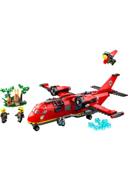 LEGO® City İtfaiye Kurtarma Uçağı 60413 - 6 Yaş ve Üzeri Çocuklar için İtfaiyeci Minifigürü İçeren Yaratıcı Oyuncak Yapım Seti (478 Parça)