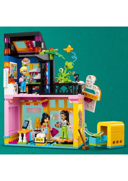 LEGO® Friends Vintage Giyim Mağazası 42614 - 6 Yaş ve Üzeri Çocuklar için Olly, Liann ve Jordin Minifigürü İçeren Yaratıcı Oyuncak Yapım Seti (409 Parça)