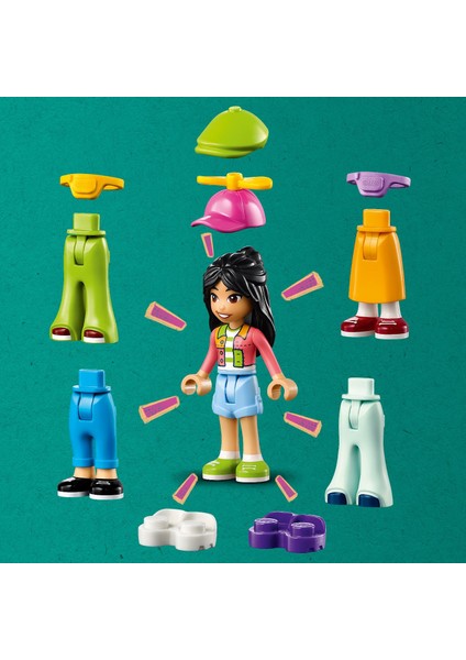 LEGO® Friends Vintage Giyim Mağazası 42614 - 6 Yaş ve Üzeri Çocuklar için Olly, Liann ve Jordin Minifigürü İçeren Yaratıcı Oyuncak Yapım Seti (409 Parça)