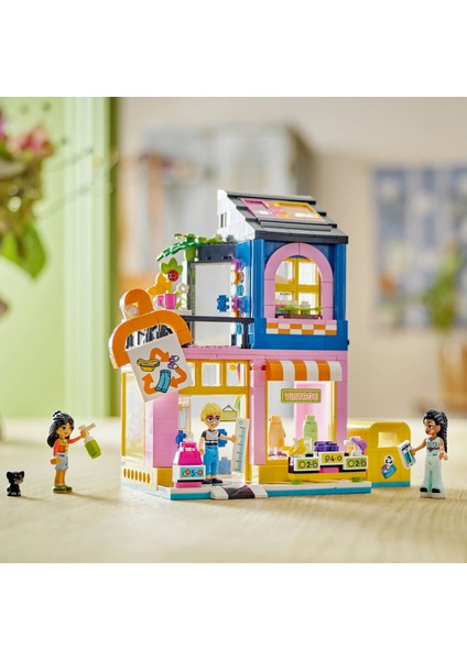 LEGO® Friends Vintage Giyim Mağazası 42614 - 6 Yaş ve Üzeri Çocuklar için Olly, Liann ve Jordin Minifigürü İçeren Yaratıcı Oyuncak Yapım Seti (409 Parça)