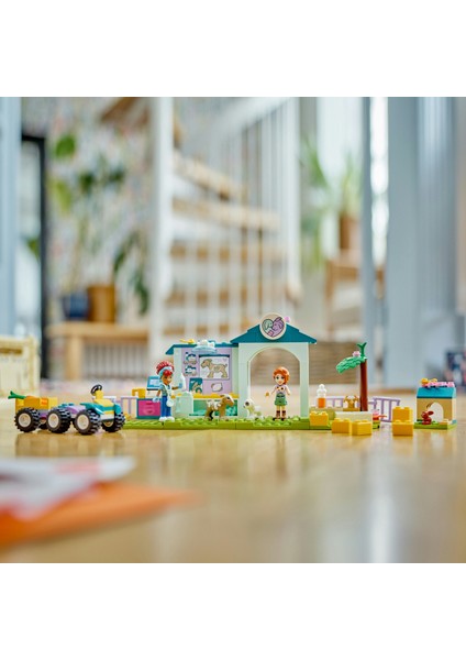 ® Friends Çiftlik Hayvanı Veteriner Kliniği 42632 - 4 Yaş ve Üzeri Çocuklar için Hayvan Figürleri İçeren Yaratıcı Oyuncak Yapım Seti (161 Parça)