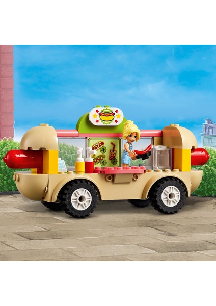 ® Friends Sosisli Sandviç Arabası 42633 - 4 Yaş ve Üzeri Çocuklar için Mini Bebek İçeren Yaratıcı Oyuncak Yapım Seti (100 Parça) modelleri