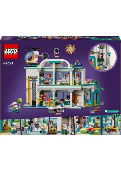 ® Friends Heartlake City Hastanesi 42621 - 7 Yaş & Üzeri Çocuklar için Yaratıcı Oyuncak Yapım Seti (1045 Parça)