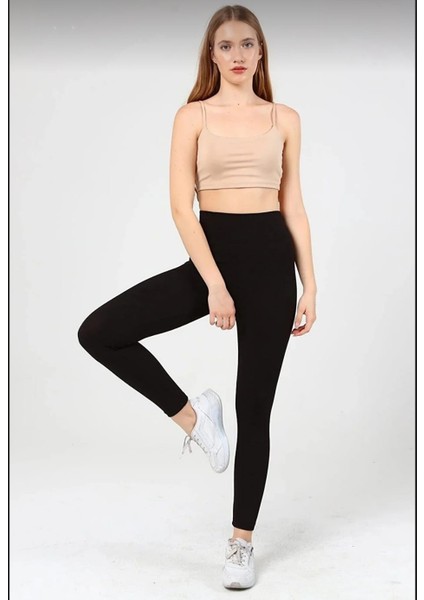 Fitilli Şardonlu, İçi Polarlı Yüksek Bel Toparlayıcı Tayt modelleri