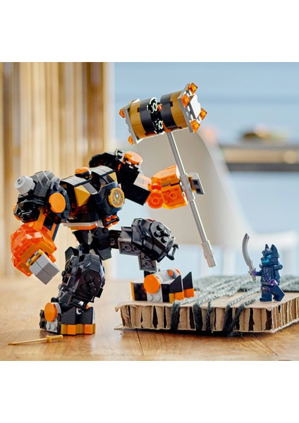 ® NINJAGO® Cole'un Toprak Elementi Robotu 71806 - 7 Yaş ve Üzeri Çocuklar için Aksiyon Figürü İçeren Yaratıcı Oyuncak Yapım seti (235 Parça)