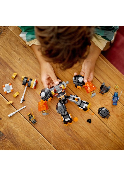® NINJAGO® Cole'un Toprak Elementi Robotu 71806 - 7 Yaş ve Üzeri Çocuklar için Aksiyon Figürü İçeren Yaratıcı Oyuncak Yapım seti (235 Parça)