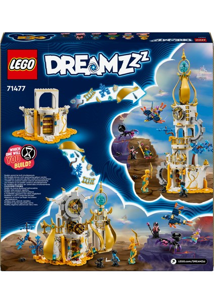 ® DREAMZzz Kum Adam'ın Kulesi 71477 - 9 Yaş ve Üzeri için Kahraman Figürlü Yaratıcı Oyuncak Yapım Seti (723 Parça)