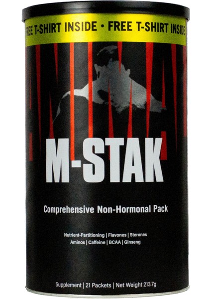 M-Stak 21 Packs With Free T-Shirt Hediyeli.EU Değil. USA Versiondur.