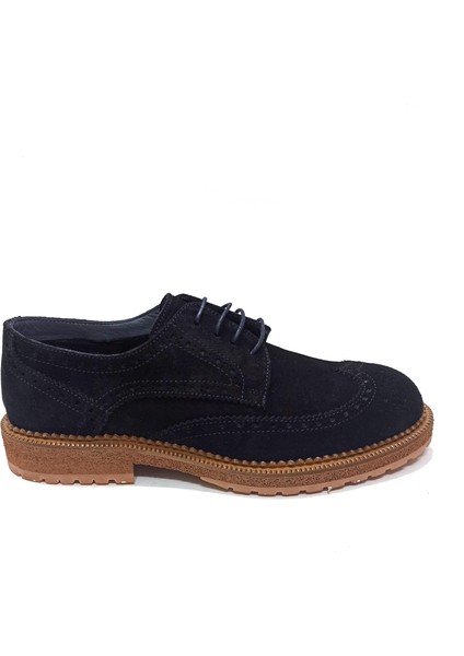 Lucıano Bellini Siyah Yumuşak Süet Deri Erkek Ayakkabı