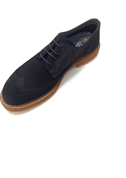 Lucıano Bellini Siyah Yumuşak Süet Deri Erkek Ayakkabı modelleri