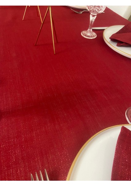 Simli Dertsiz Yuvarlak Masa Örtüsü fiyatları