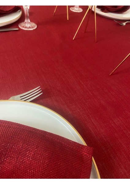 Simli Dertsiz Yuvarlak Masa Örtüsü modelleri