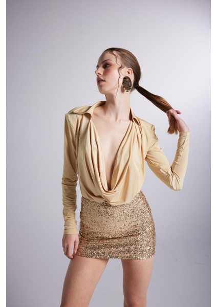 Taylor Bodysuit Gold