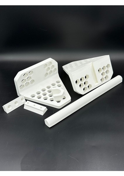 KemX3D Kağıt Havluluk - Bal Peteği Duvara Monte - Peçetelik - Rulo