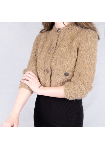 Knit Me Curly Alpaca KC18 Lacivert fiyatları