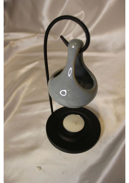 Buhardanlık Metal Ayaklı Buhurdanlık Gri indirimleri