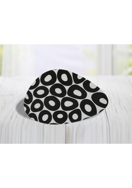 35 cm Oscar Servis Tabağı 2'li Black&white Love K2 modelleri