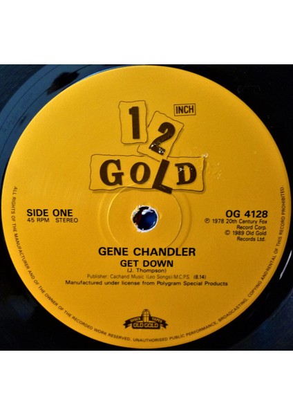 Gene Chandler – Get Down / Does She Have A Friend For Me Funk Soul Plak Alithestereo