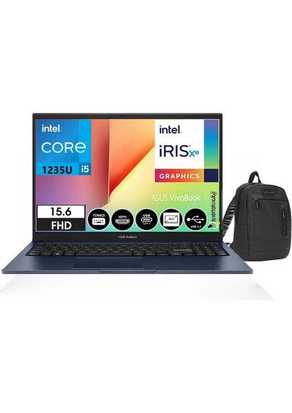 Vivobook X1502ZA 15 Intel Core I5 1235U 12.nesil 8gb 256GB SSD Windows 11 Home 15.6" Fhd Taşınabilir
