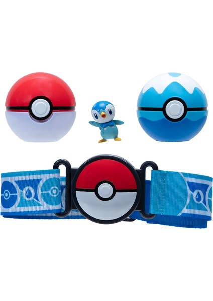Clip 'n' Go Pokeball Kemer ve Figür Seti PKW3159