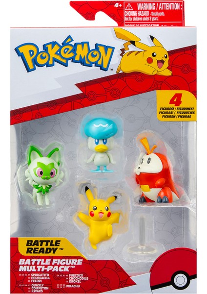 Pokemon Battle 4'lü Figür Set PKW3402