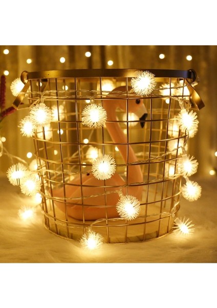 Gün Işığı Kirpi Top LED Işık Kirpi Gün Işığı LED Işık Noel Dekorasyon Işığı Çam Ağacı Işığı 220V fiyatları