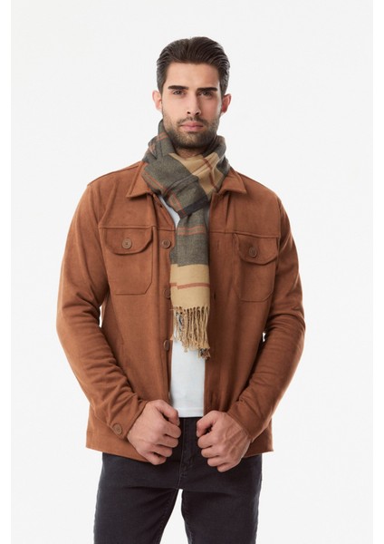 Desenli Yumuşak Dokulu Atkı modelleri