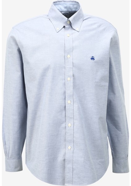 Regular Fit Klasik Yaka Lacivert Erkek Gömlek BBSP23MSH085