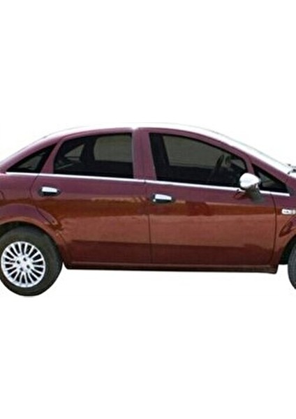 Fiat Linea Krom Cam Çıtası 8 Prç. 2007 ve Üzeri P.Çelik