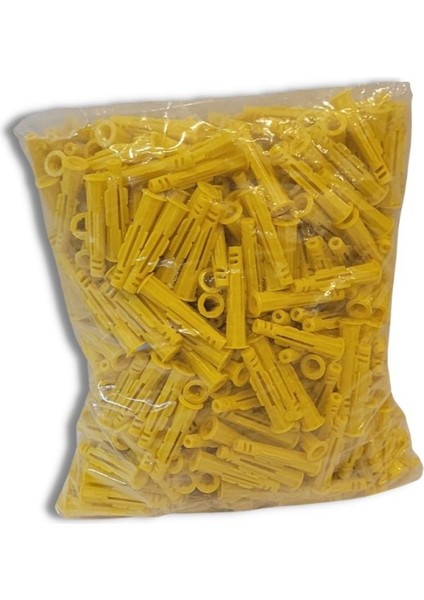 Sarı Roket Dübel 8 mm 500 Lük Poşet