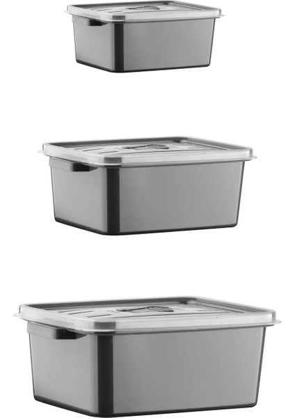 Mikrodalga ve Difrizde Kullanılabilen Saklama Kabı Seti Dikdörtgen 24'lü Mürdüm modelleri