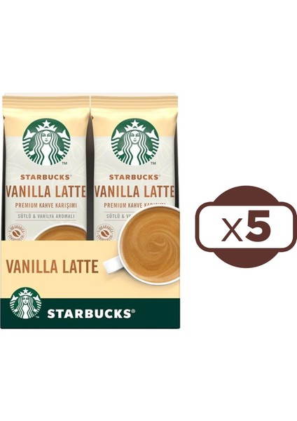 Vanilla Latte Premium Kahve Karışımı 21.5 gr x 50 Adet