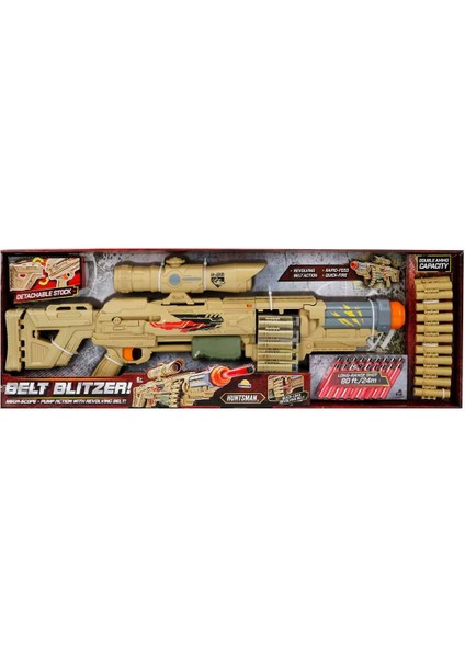 Belt Blitzer 18 Mermili Sünger Dart Atan Tabanca - Kahverengi fiyatları