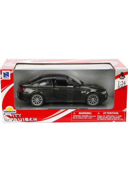 1:24 City Cruiser Bmw M3 Coupe Model Araba - Siyah