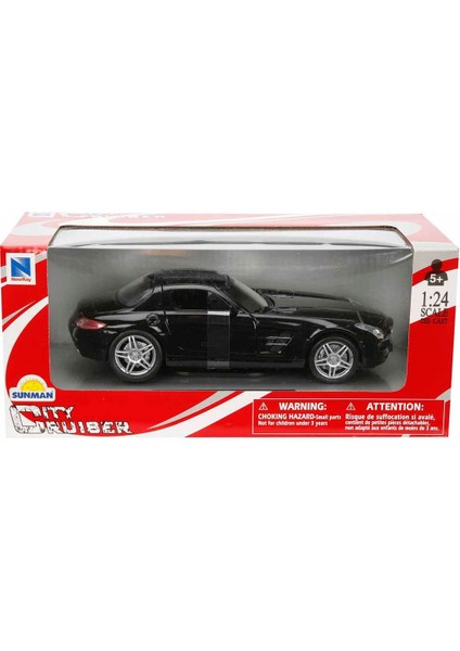 1:24 City Cruiser Mercedes Benz Sls Amg Model Araba - Siyah
