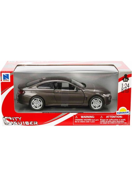 1:24 City Cruiser Bmw 4 Coupe Model Araba - Gri