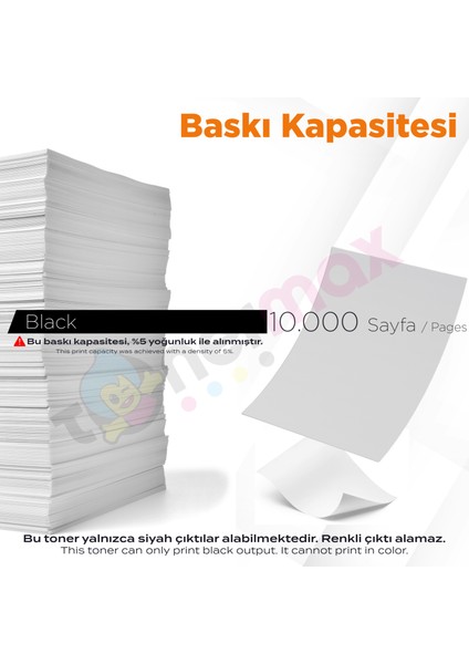 Pantum P3500DN Muadil Toner - Yüksek Kapasiteli 10.000 Sayfa / PA310X - Tmx P3500DN