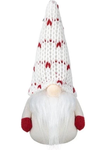 Kırmızı Beyaz Noel Cüce Dekor 17CM