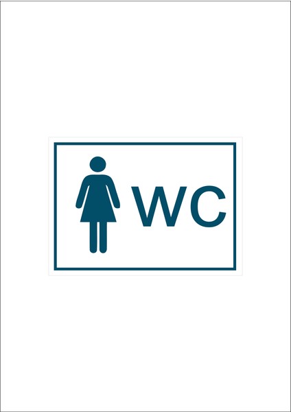 Kadın Wc Yönlendirme Yazısı