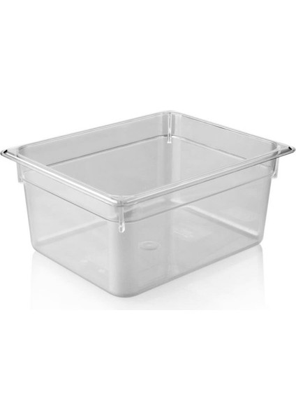 Plastport Kırılmaz Şeffaf Gastronom Küvet 1/2-150