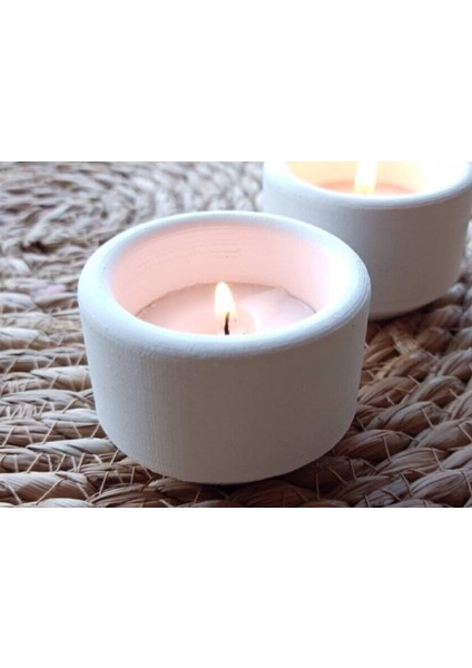 Silindir Mumluk, Saksı Silikon Kalıp K-1031