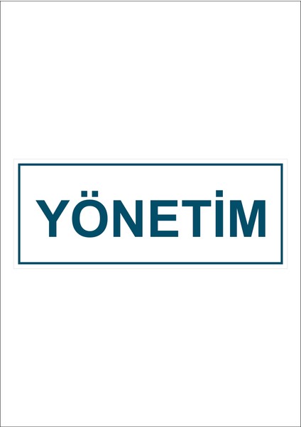 Yönetim Yönlendirme Yazısı - Kapı İsimliği