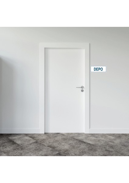 Depo Yönlendirme Yazısı - Kapı İsimliği