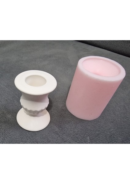 Boğumlu Samdan Mumluk Silikon Kalıp K-1182 fırsatları