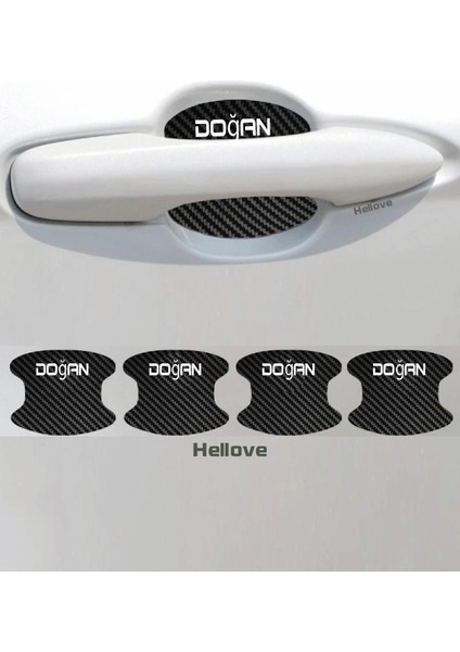 Oto Araç Kapı Kolu Koruyucu Boya Çizik Önleyici Karbon Tofaş Doğan Uyumlu Beyaz Doğan Yazılı fiyatları