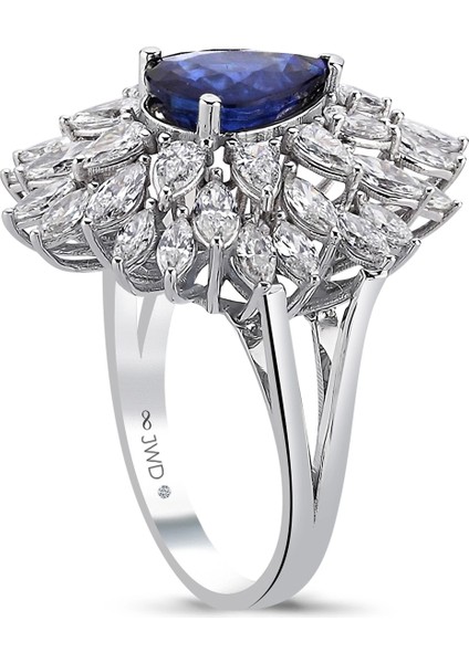 4.58 Ct F-G Si 5.62 gr 14 K Jwd Tasarım Yüzük fiyatları