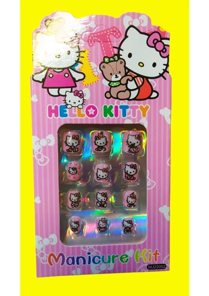 Monicatime Kendinden Yapışkanlı Çocuk Takma Tırnağı Hello Kitty