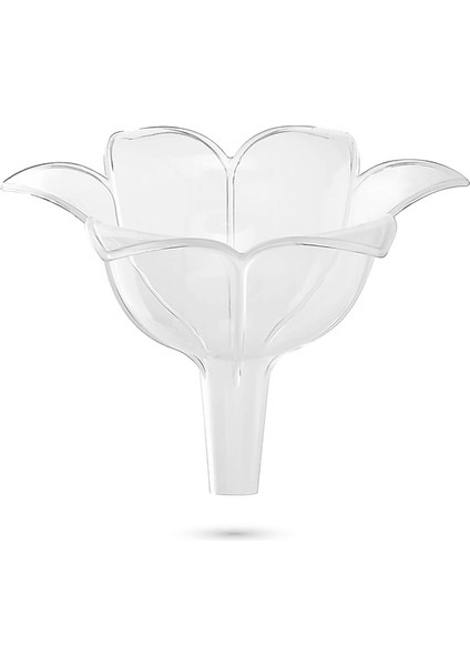 Plastik Huni Çiçek Figürlü Huni Küçük Boy Huni
