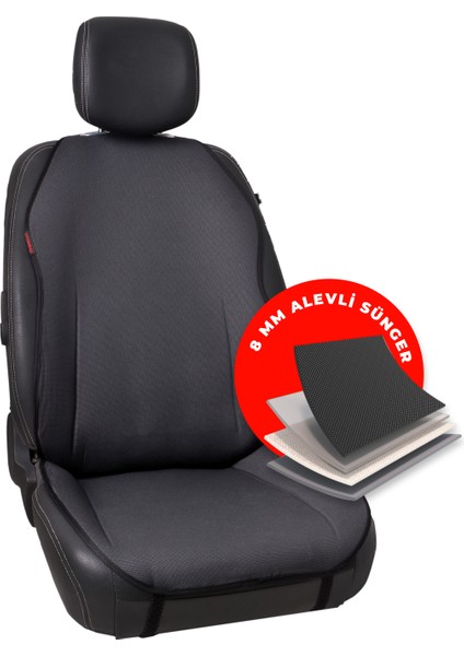 Siyah Custom Jakar Dokuma Kumaş Otomind Oto Minderi 2'li Set fırsatları